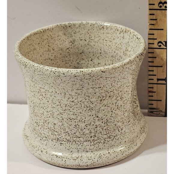 Hand Thrown Etowah River Pottery Piece Artist Signed Mug Succulent Pot Pen Holde - Picture 10 of 10